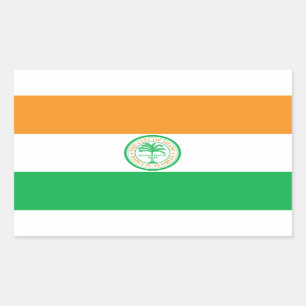 Vlag van Miami, Florida Rechthoekige Sticker