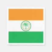 Vlag van Miami, Florida servetten (Voorkant)