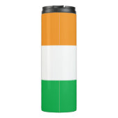 Vlag van Miami, Florida Thermal Tumbler Thermosbeker (Achterkant)