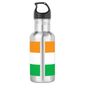 Vlag van Miami, Florida Water Bottle Waterfles (Achterkant)