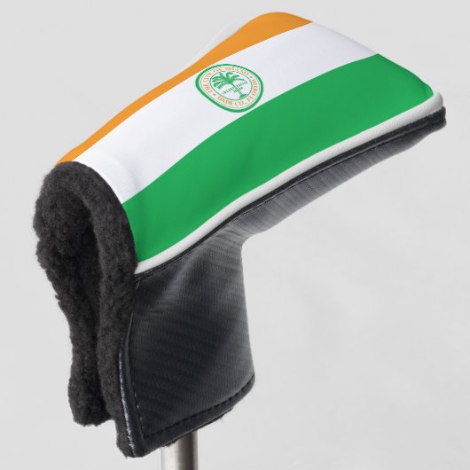 Vlag van Miami, Hoesje Golf van Florida Golfheadcover (3/4 voorkant)