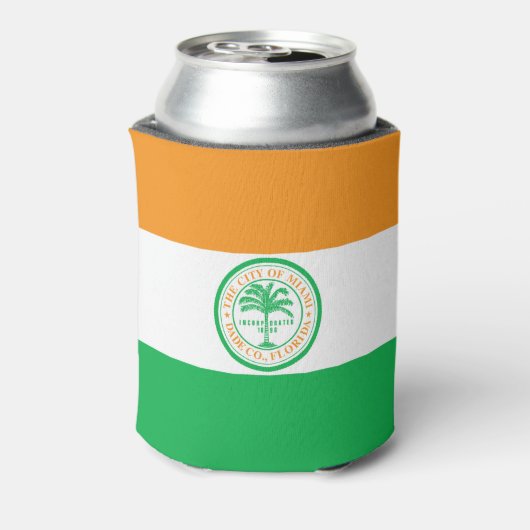 Vlag van Miami, Koelbox van Florida Blikjeskoeler (Blikje Achterkant)