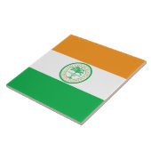 vlag van Miami Tegeltje (Zijkant)