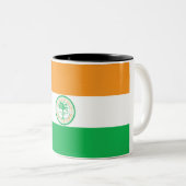 vlag van Miami Tweekleurige Koffiemok (Voorkant rechts)