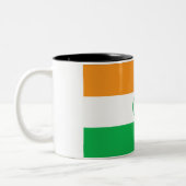 vlag van Miami Tweekleurige Koffiemok (Links)