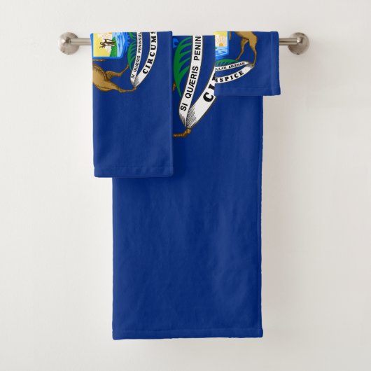 Vlag van Michigan Bad Handdoek (Insitu)