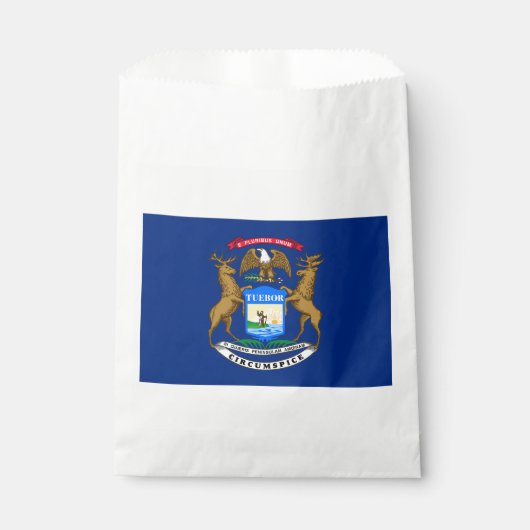 Vlag van Michigan Bedankzakje (Voorkant)
