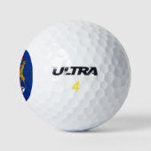 Vlag van Michigan Golfballen (Logo)