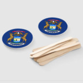 Vlag van Michigan Handwaaier (Niet-gemonteerd)