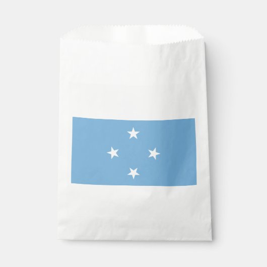 Vlag van Micronesia Bedankzakje (Voorkant)