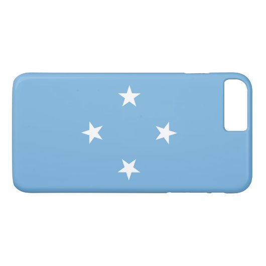 Vlag van Micronesia Case-Mate iPhone Case (Achterkant (Horizontaal))