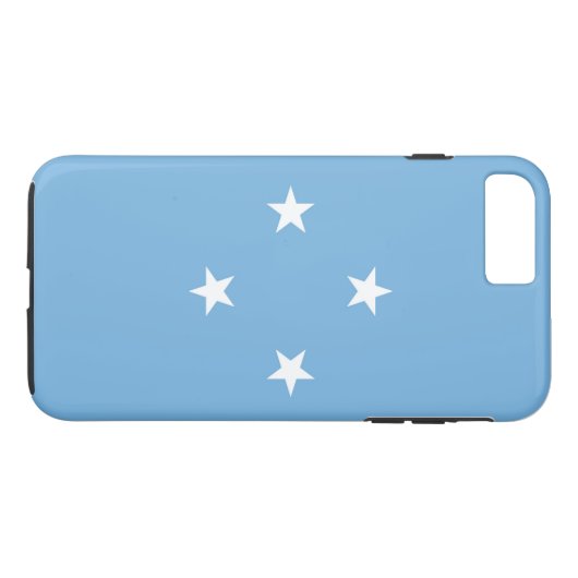 Vlag van Micronesia Case-Mate iPhone Case (Achterkant (Horizontaal))