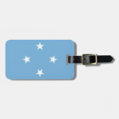 Vlag van Micronesia Easy ID Personal Bagagelabel (Voorkant horizontaal)