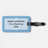 Vlag van Micronesia Easy ID Personal Bagagelabel (Achterkant horizontaal)