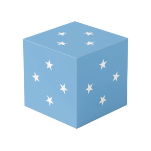 Vlag van Micronesia Kubus