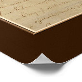 VLAG VAN MIJN HOMELAND ~Bald Eagle US Flag Poster (Hoek)