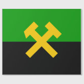Vlag van mijnwerkers cadeaupapier (Vlak)