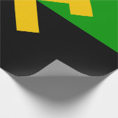 Vlag van mijnwerkers cadeaupapier (Hoek)