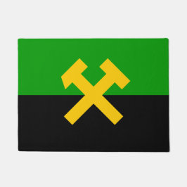 Vlag van mijnwerkers deurmat