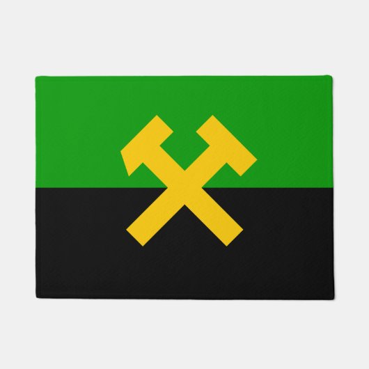 Vlag van mijnwerkers deurmat (Voorkant)