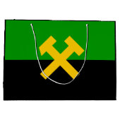 Vlag van mijnwerkers groot cadeauzakje (Achterkant)