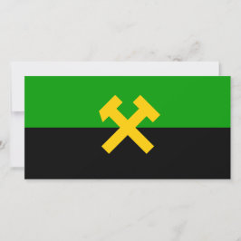 Vlag van mijnwerkers kaart