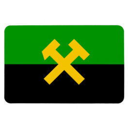 Vlag van mijnwerkers magneet