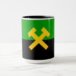 Vlag van mijnwerkers mok