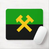 Vlag van mijnwerkers muismat (Met muis)