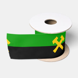 Vlag van mijnwerkers satijnen lint
