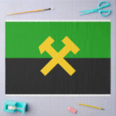Vlag van mijnwerkers tissuepapier (Craft)