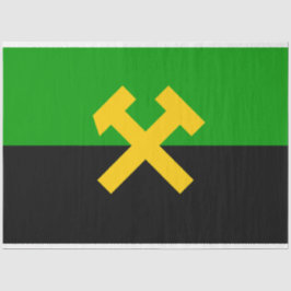 Vlag van mijnwerkers tissuepapier