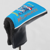 vlag van Milwaukee Golfheadcover (3/4 voorkant)