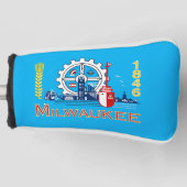 vlag van Milwaukee Golfheadcover (Voorkant)