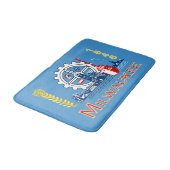 Vlag van Milwaukee, Wisconsin Bath Mat (Gekanteld)