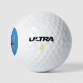 Vlag van Milwaukee, Wisconsin Golf Balls Golfballen (Logo)