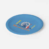 Vlag van Milwaukee, Wisconsin Papieren Bordje (Gekanteld)