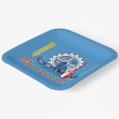 Vlag van Milwaukee, Wisconsin Papieren Bordje (Gebogen)