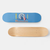 Vlag van Milwaukee, Wisconsin Persoonlijk Skateboard (Horizontaal)