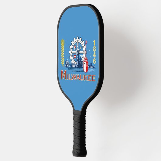 Vlag van Milwaukee, Wisconsin Pickleball Paddle (Links)
