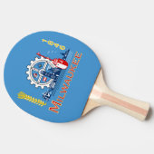 Vlag van Milwaukee, Wisconsin Ping Pong Paddle Tafeltennisbatje (Zijkant)