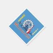 Vlag van Milwaukee, Wisconsin Servetten (Hoek)