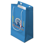 Vlag van Milwaukee, Wisconsin Small Gift Bag Klein Cadeauzakje (Voorkant Gekanteld)