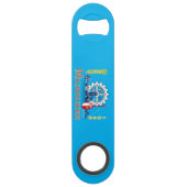 vlag van Milwaukee (Wisconsin) Speed Flessenopener (Achterkant)