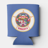 Vlag van Minnesota Blikjeskoeler (Achterkant)