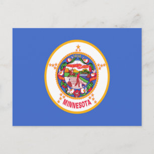 Vlag van Minnesota Briefkaart