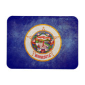 Vlag van Minnesota Magneet (Horizontaal)