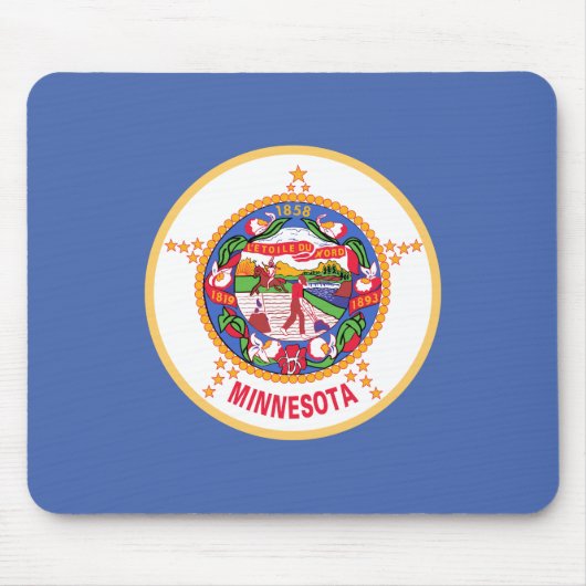 Vlag van Minnesota Muismat (Voorkant)