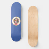 Vlag van Minnesota Persoonlijk Skateboard (Voorkant)