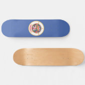 Vlag van Minnesota Persoonlijk Skateboard (Horizontaal)
